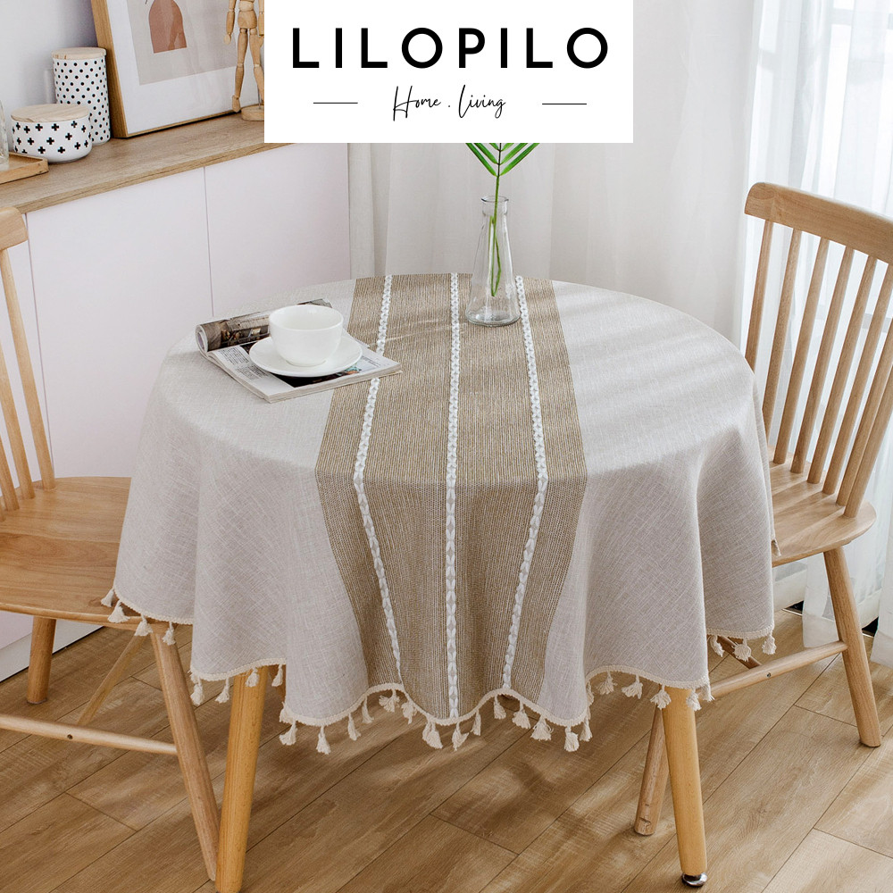 Star OFC - Taplak Alas Meja Makan Bundar Meja Makan Bulat Bahan Kain / Round Tablecloth