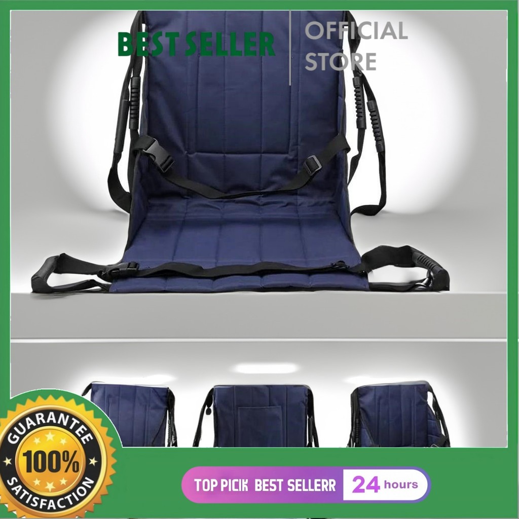 Wheelchair Transfer Pad dan Transfer Belt Multifungsi untuk Memindahkan Pasien, Body Mover Alat Bant