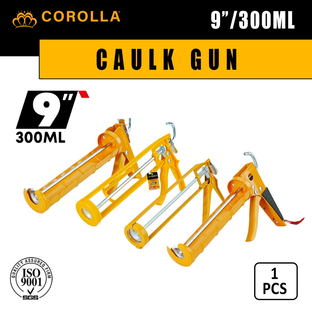 Corolla Gun Silicone Sealant  Tembakan 300ML Lem Sealant Silikon Tabung Anti Air Anti Bocor