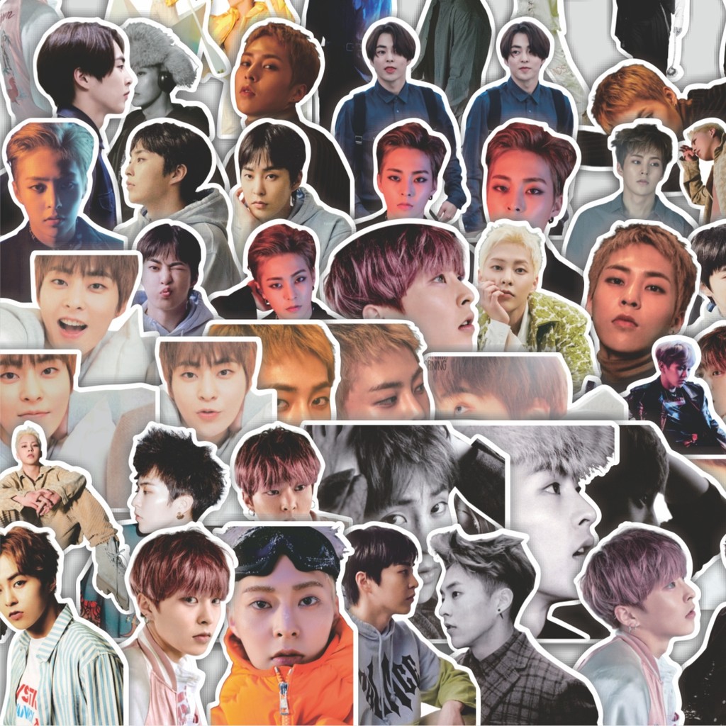 Stiker Cutting Pack Stiker EXO11 - Xiumin Series 02 Isi 100Pcs Series Aesthetic Lucu Keren Untuk Kop
