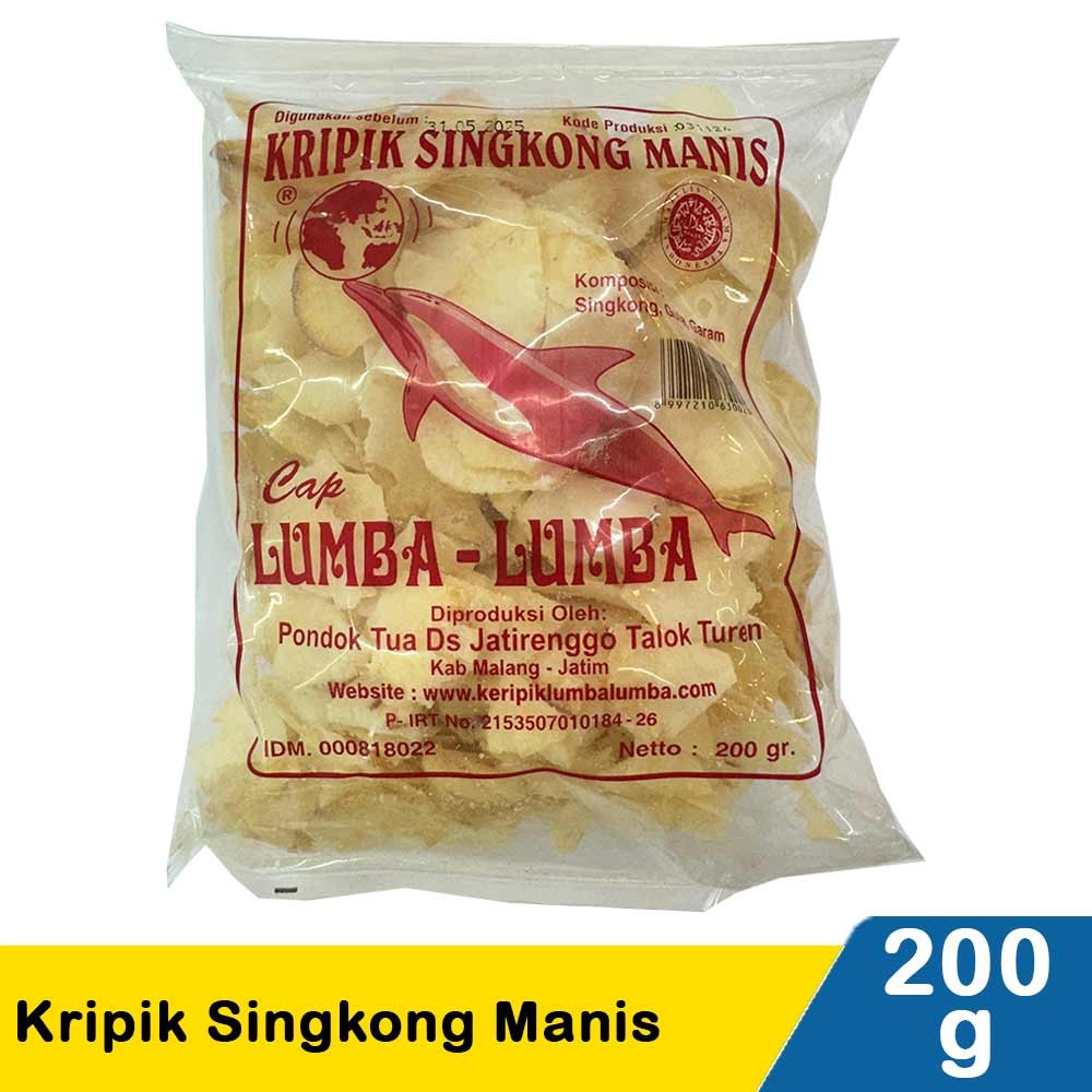 LUMBA-LUMBA KRIPIK SINGKONG MANIS 200g