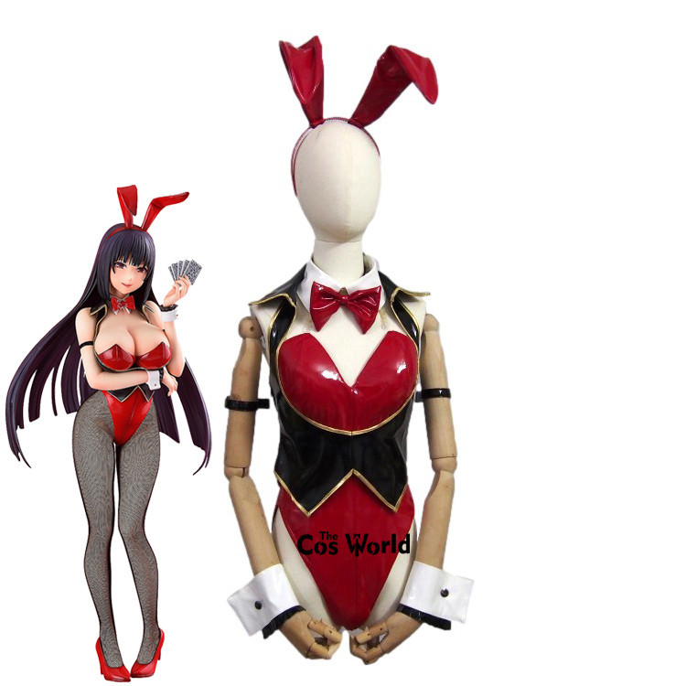 Kakegurui Compulsive Gambler Jabami Yumeko Sexy Girls Rabbit Bunny Uniform Outfits Anime Customize C