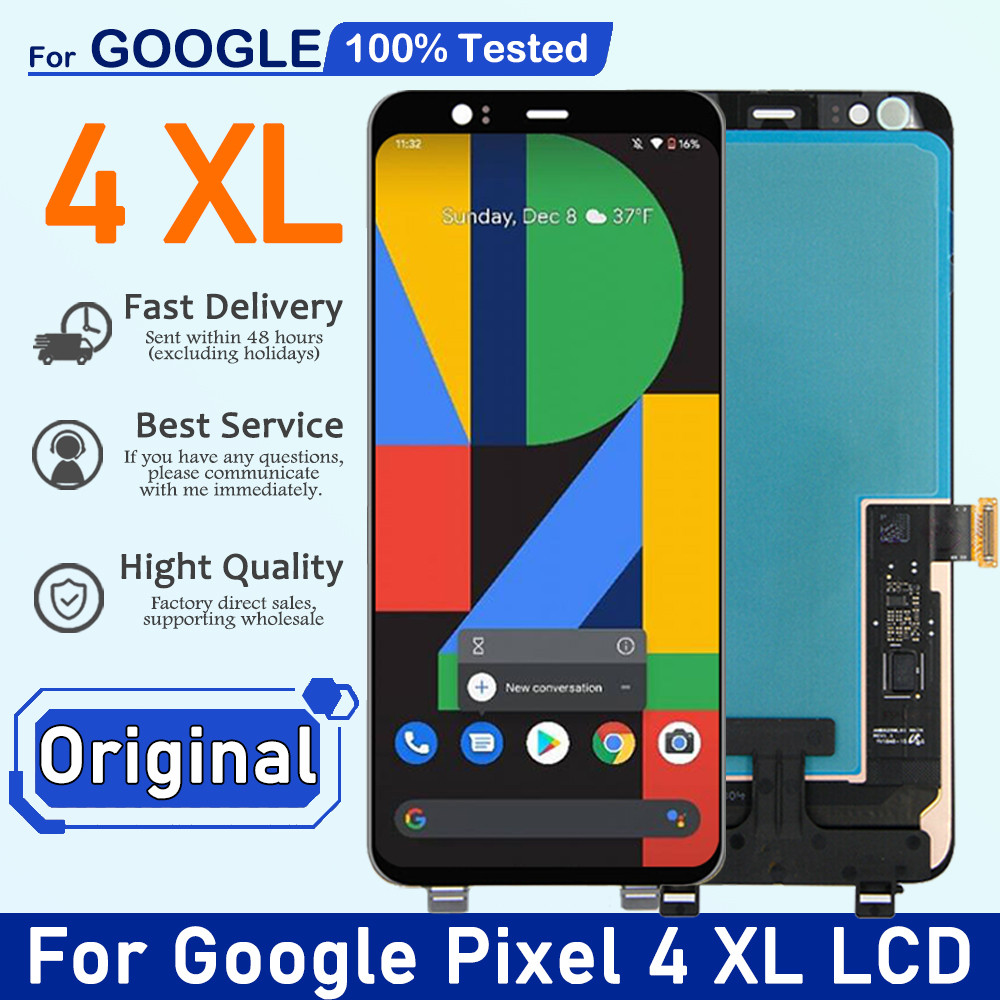 AMOLED For Google Pixel 4 XL LCD splay Tou Screen gitizer Assembly Replacement LCD For Google Pixel 