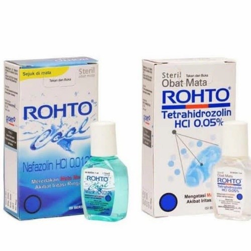 Rohto Steril Obat Mata Tetrahydrozoline HCI 0.05% mengatasi mata merah akibat iritasi ringan