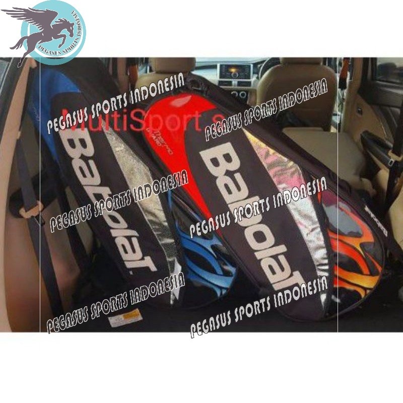 TAS TENIS LAPANGAN BABOLAT 2 RESLETING + TEMPAT SEPATU