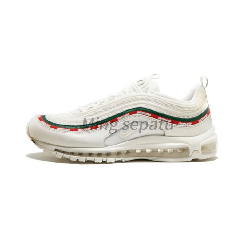 Undefeated x Nike Air Max 97 UNDFTD White Retro Low-Top Running Shoes for Men in White
