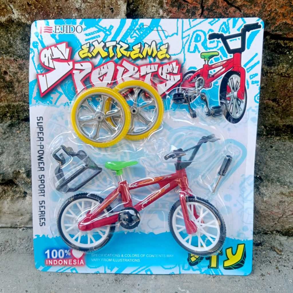 [ ZAGI COLLECTION ] 1 SET MAINAN SEPEDA BMX / MINIATUR SEPEDA GOES BMX / SEPEDA BMX EXTREME SPORT