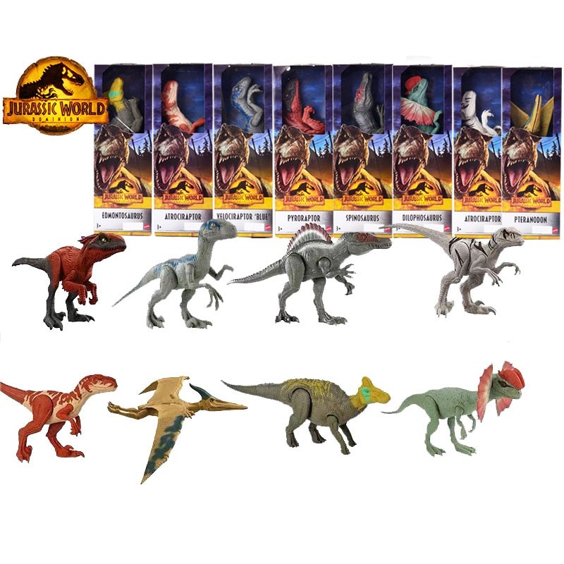 Jurassic World Toys GWT54 Dominion Edmontosaurus Pyroraptor Atrociraptor Spinosaurus Pteranodon nosa
