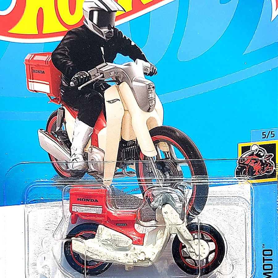 HOTWHEELS HONDA SUPER CUB CUSTOM 2023 MERAH - MOTOR CLASSIC
