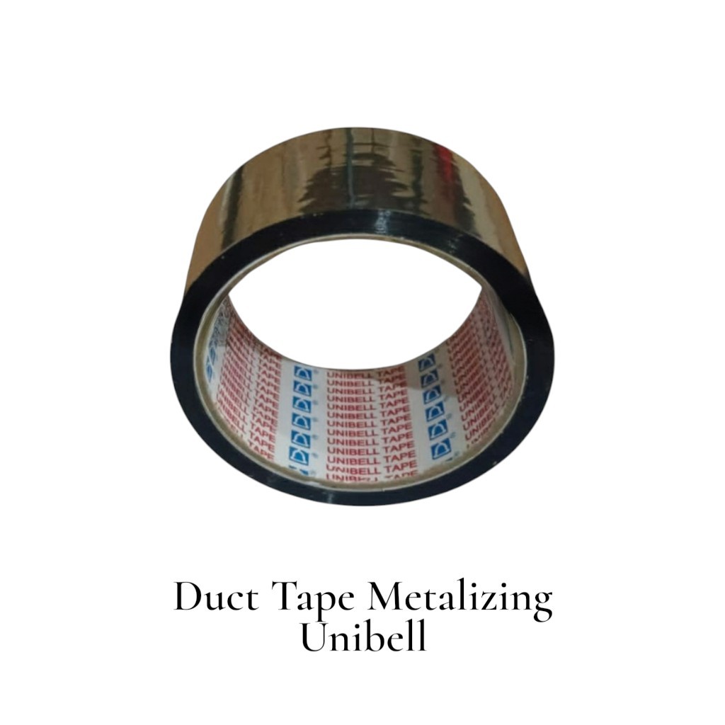 Isolasi Duct Tape AC Alumunium metalizing Unibell ORIGINAL