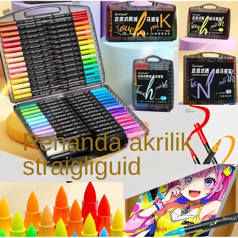 Dream - READY 48/60 Warna Marker Cair Akrilik Langsung, Marker Cat Air Akrilik, Marker Katun untuk