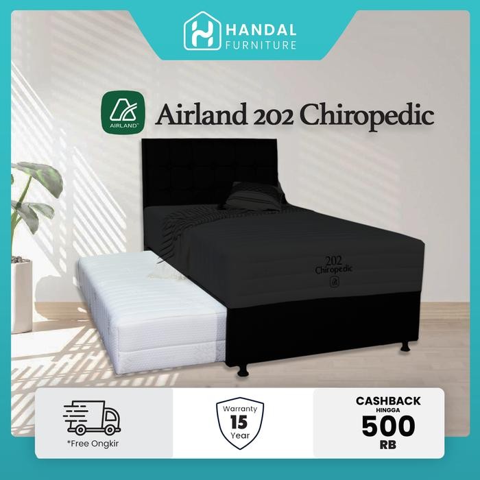 Kasur Springbed Airland 202 Chiropedic 2in1 Kasur Atas Bawah Anak / Dewasa Untuk Kesehatan Tulang Pu