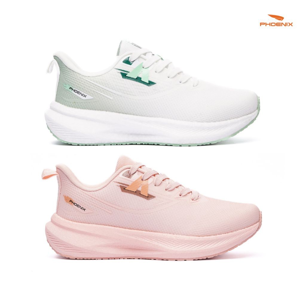 Phoenix Sepatu lari /Running original MYESHA - PINK/PUTIH HIJAU/PHOENIX SEPATU LARI/ SEPATU RUNNING 