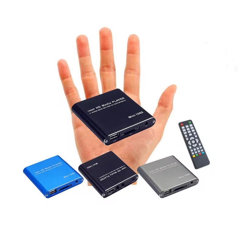 HDD Multimedia Player Full HD 1080P USB External Media Player With SD Media TV Box Support MKV H.264