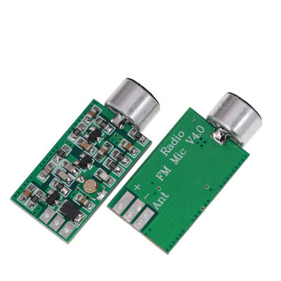 5PCS FM Audio Transmitter Module, FM Microphone Wireless Pickup 3V 5V FM Transmitter MIC Core Board 