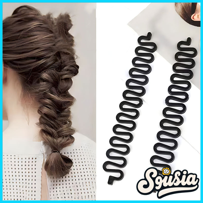 Alat kepang mewah, alat kepang rambut, alat kepang malas, alat kepang cepat DIY, alat kepang, alat g