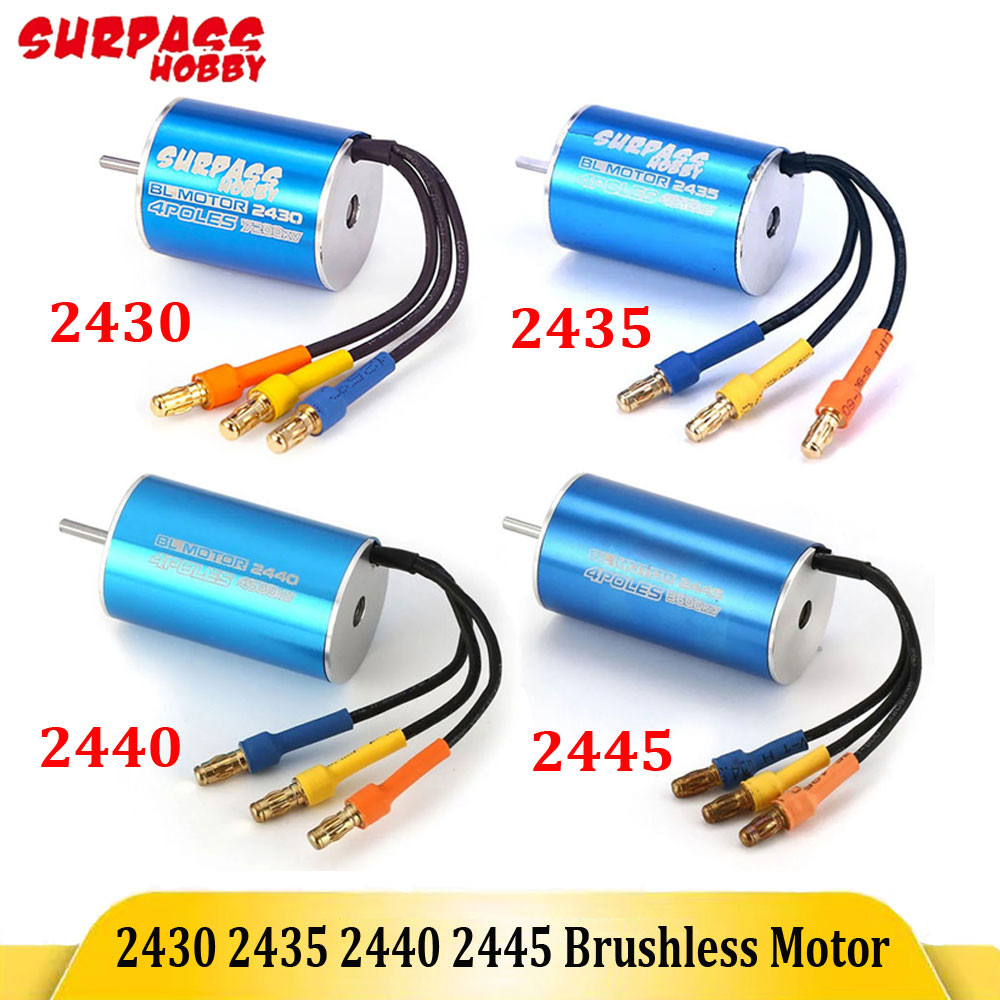 SURPASS HOBBY 2430 2435 2440 2445 Brushless Motor for 1/16 1/18 RC Truck Off-road Car