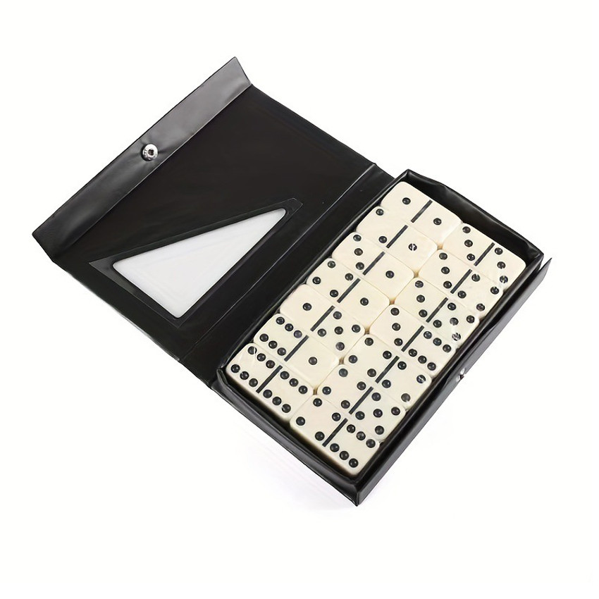 Machinegard 1 Set Batu Domino Tebal Gaple Batu Domino Metal Batu Domino Rox Besar Tebal