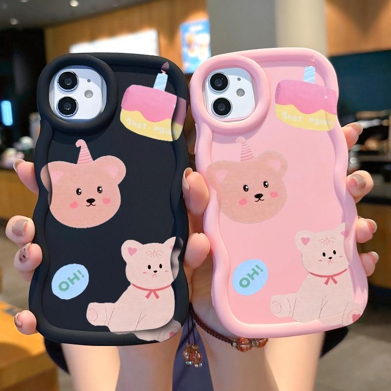 Casing Hp For Samsung J7 Prime F04 F12 F23 On7 2016 Case Little Bear Soft Bumper Terbaru