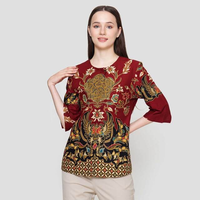 Arjuna Weda Gurdo Blouse Batik Wanita 123167574