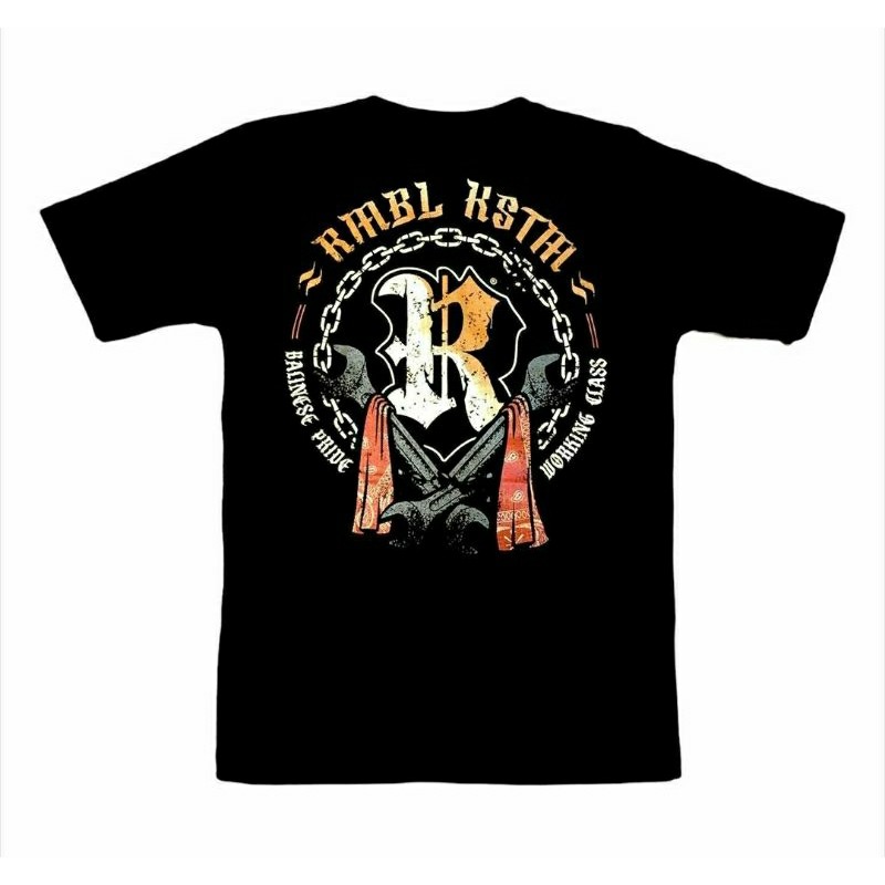 (COD) KAOS RUMBLE TS LGCHN BK / RUMBLE ORIGINAL / LOCAL BRAND / KONVEKSI KAOS / KAOS KEREN / BRAND B