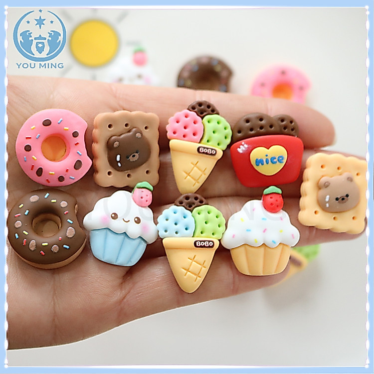 Pin Sandal Hot Kartun mode shoe charms trendi sandal pin Mainan Beruang Lucu Permen Hiasan Sandal