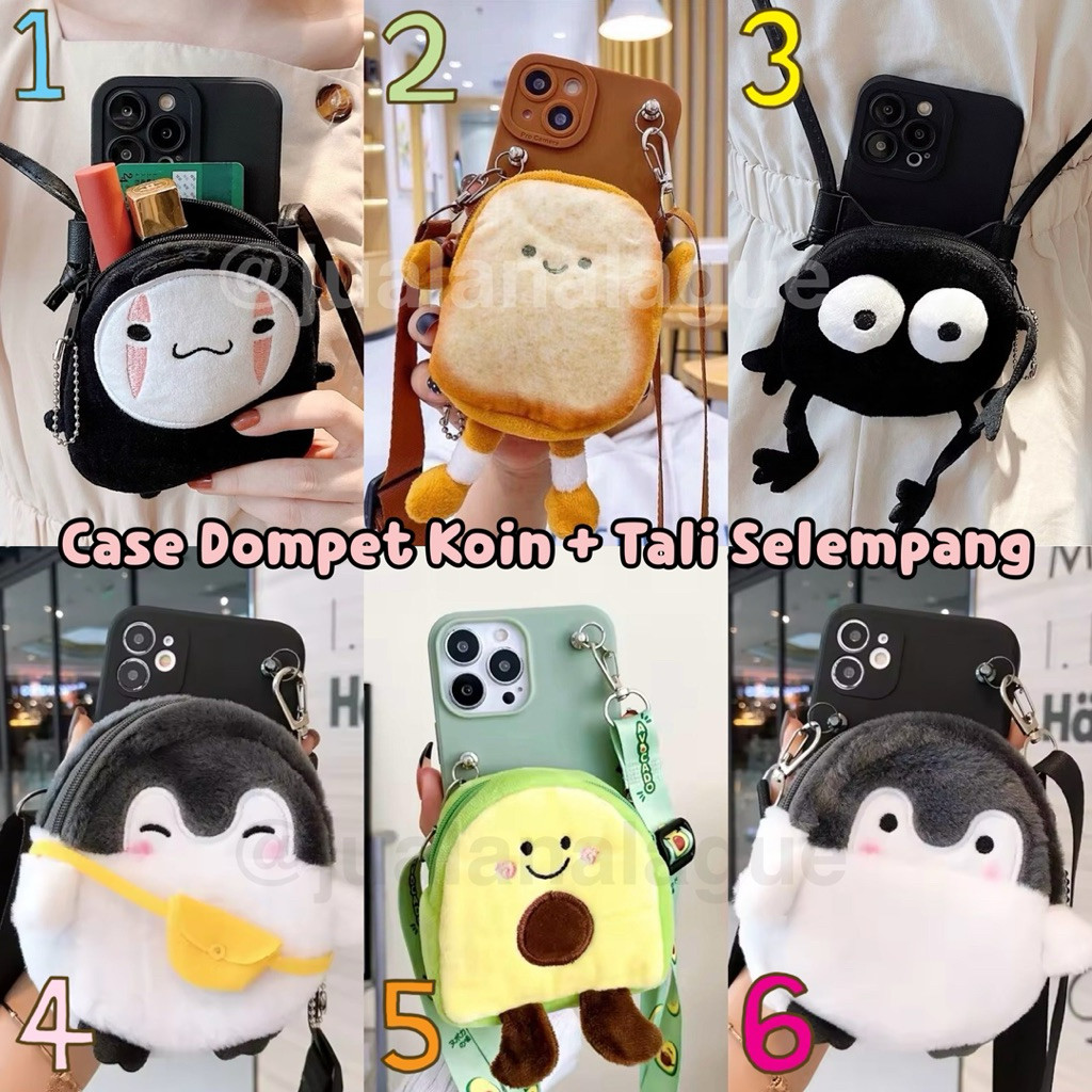 Case Dompet Koin dan Tali Selempang Xiaomi REDMI NOTE 2 4 4X 5A PRIME 5A NON FINGER PRINT 7 8 9 MAX 
