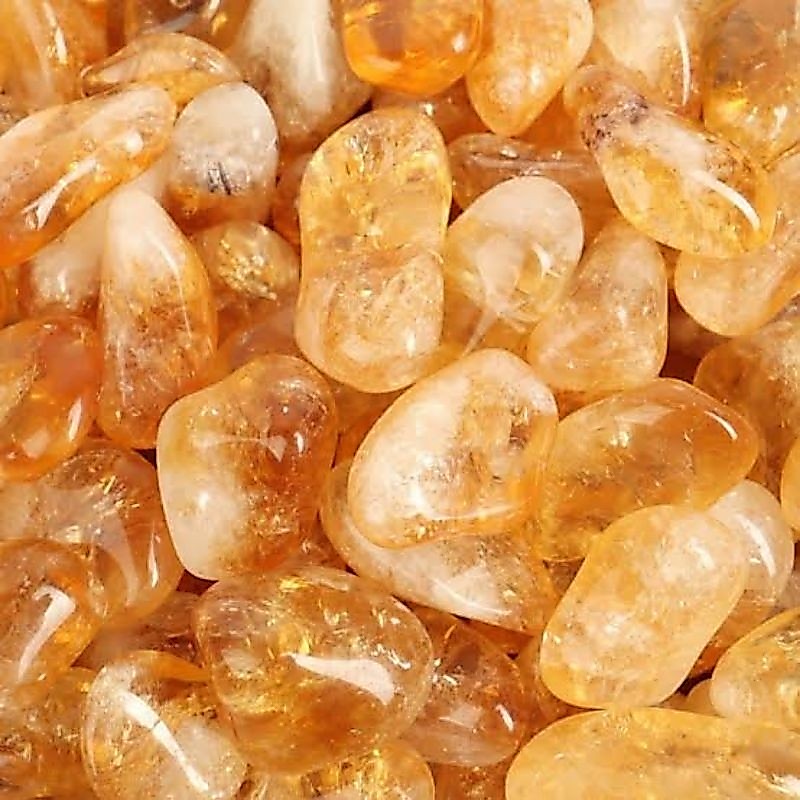 1kg Citrine Clear Quartz Bahan Cincin Asli bukan tiruan