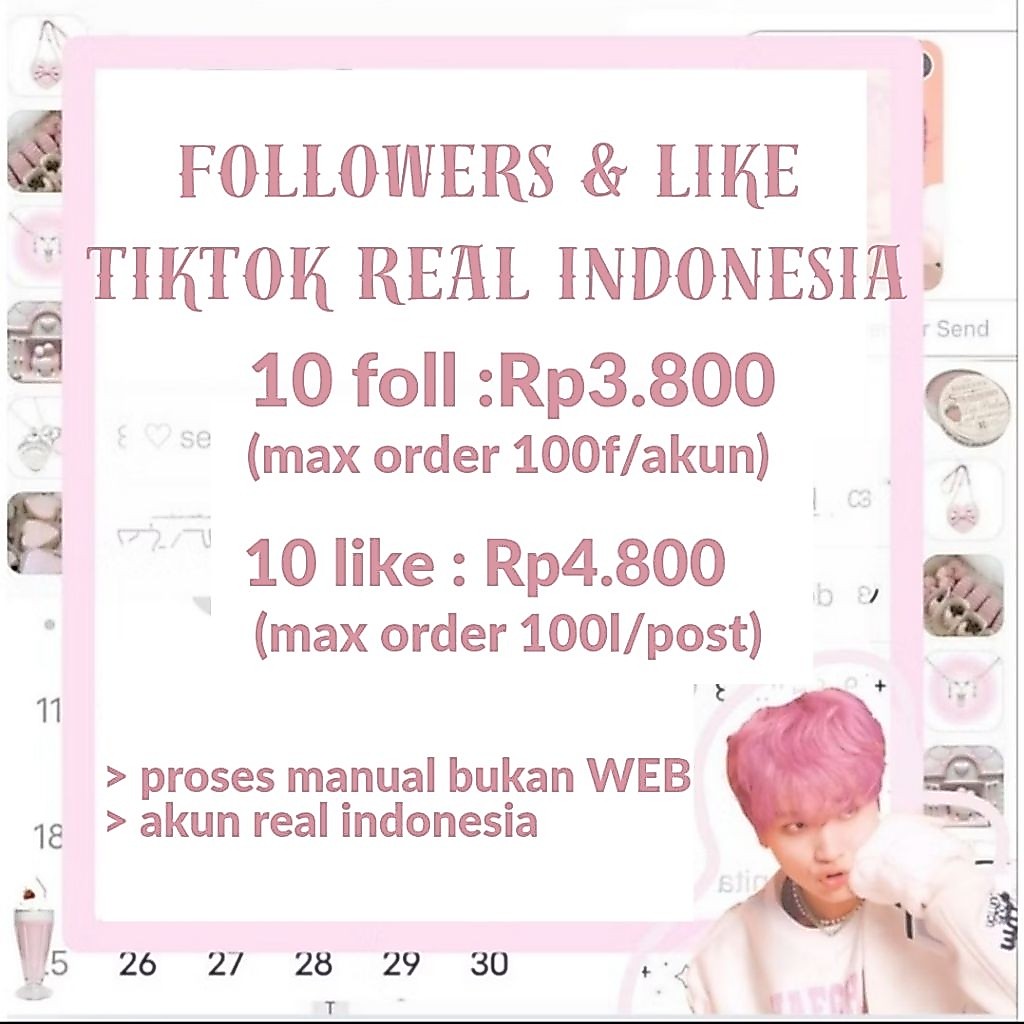 pengikut dan like tiktok real indonesia
