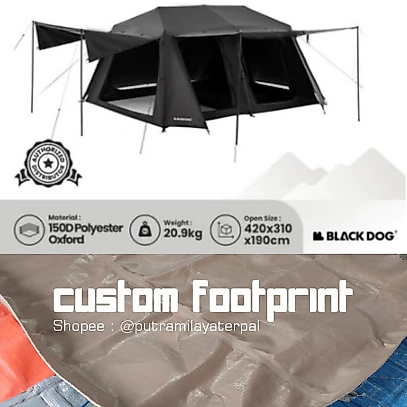 Footprint Tenda Blackdog  Cinema V2 / Alas Tenda Blackdog Cinema V2 CBD-2300ZP012