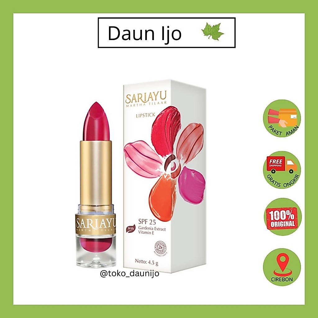 Sariayu Lipstick Gold Series