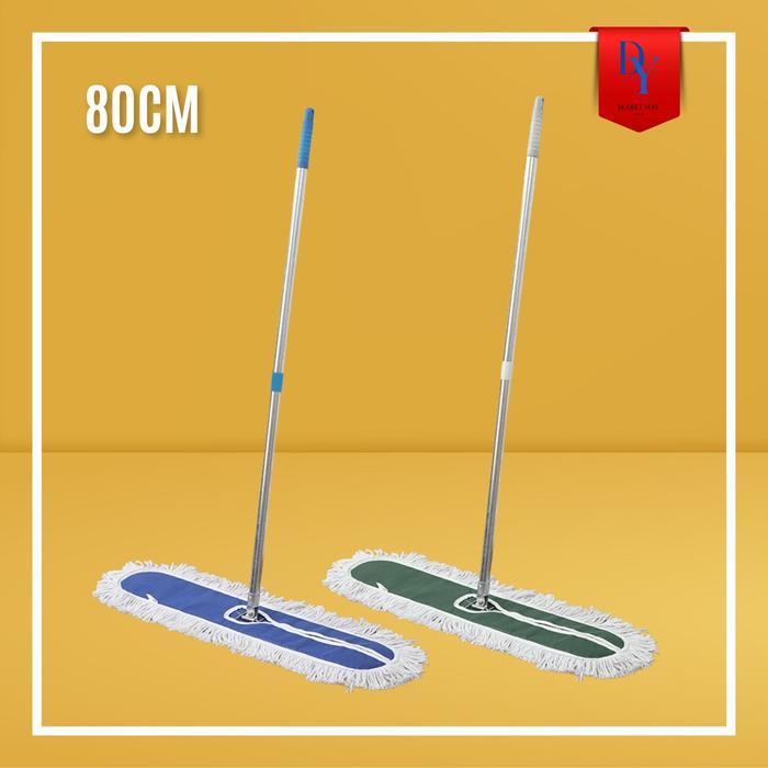Lobby Duster Full Set Sapu Lobby Tangkai Mop Pel Granit Marmer Dll Lobby Lantai Kain Pel Apartemen d
