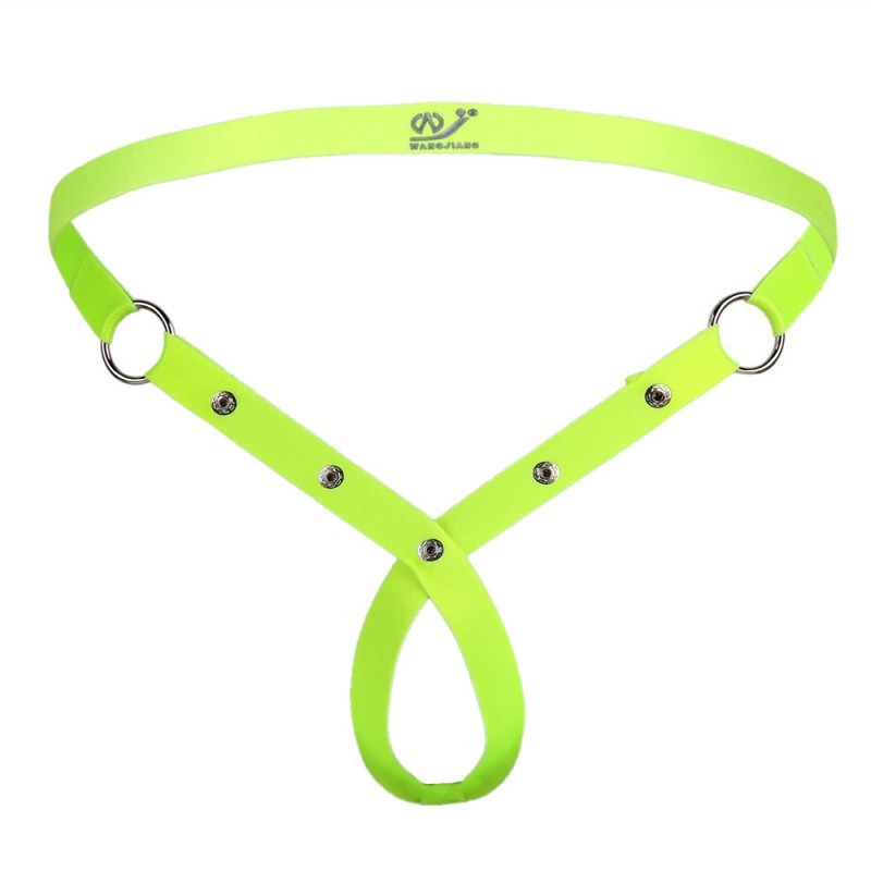 Wholesale men's underwear, trendy B-style strapless thong underwear, classic ring-lift thong for men