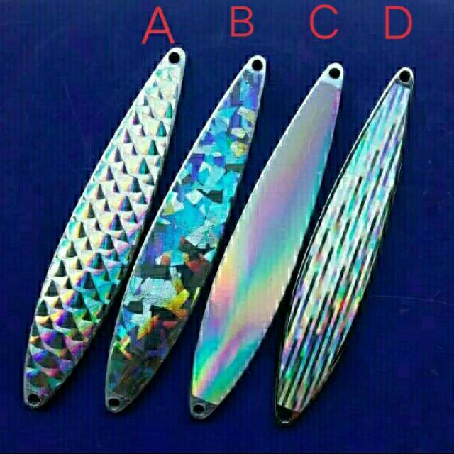 Spoon Umpan Tengiri Terlaris 60gr Galvanis Hologram