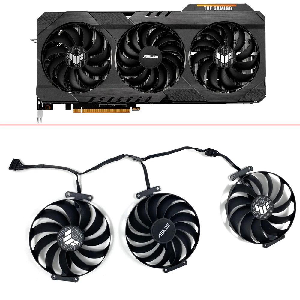 95MM 7PIN T129215SU CF1010U12S FDC10U12S9-C GPU FAN FOR ASUS TUF GAMING Radeon RX 6700 6800 6900 XT 