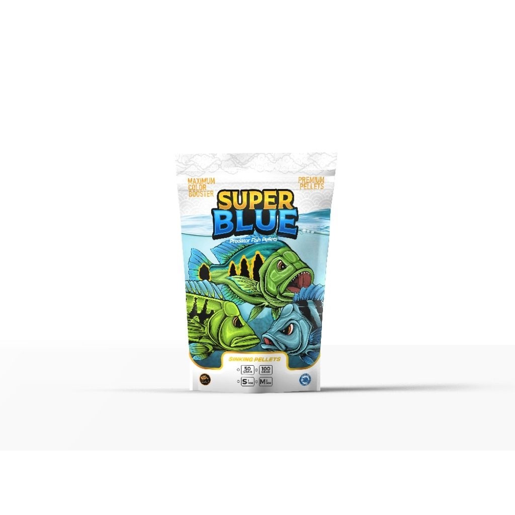 PROMO Pelet Super Black & Blue Untuk Ikan Predator