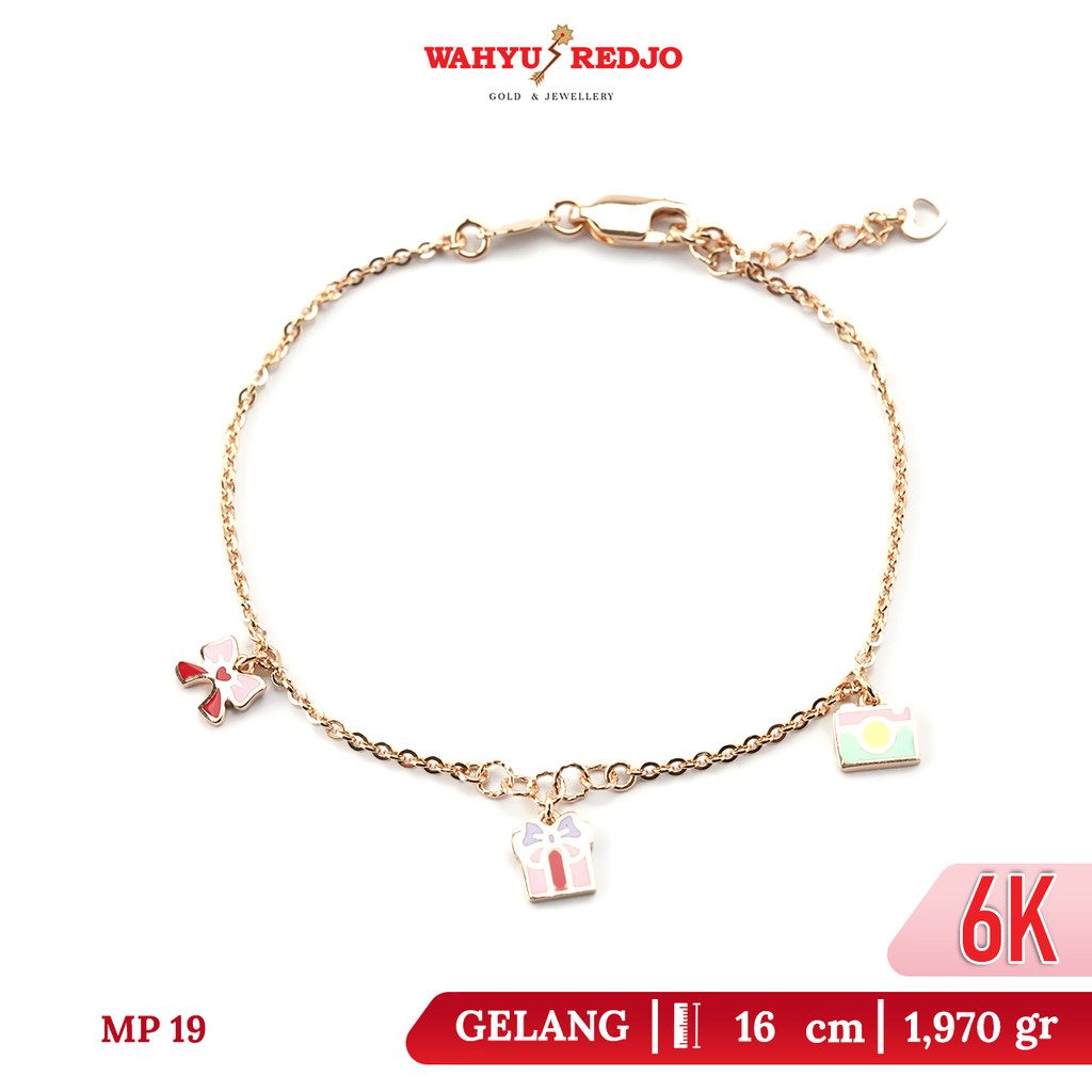 Gelang Emas Kadar 6K Wahyu Redjo PMR