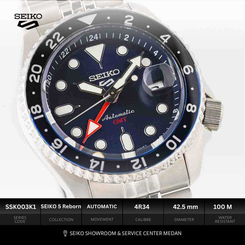 SEIKO Showroom Medan - Seiko 5 Sports Reborn SSK003 GMT