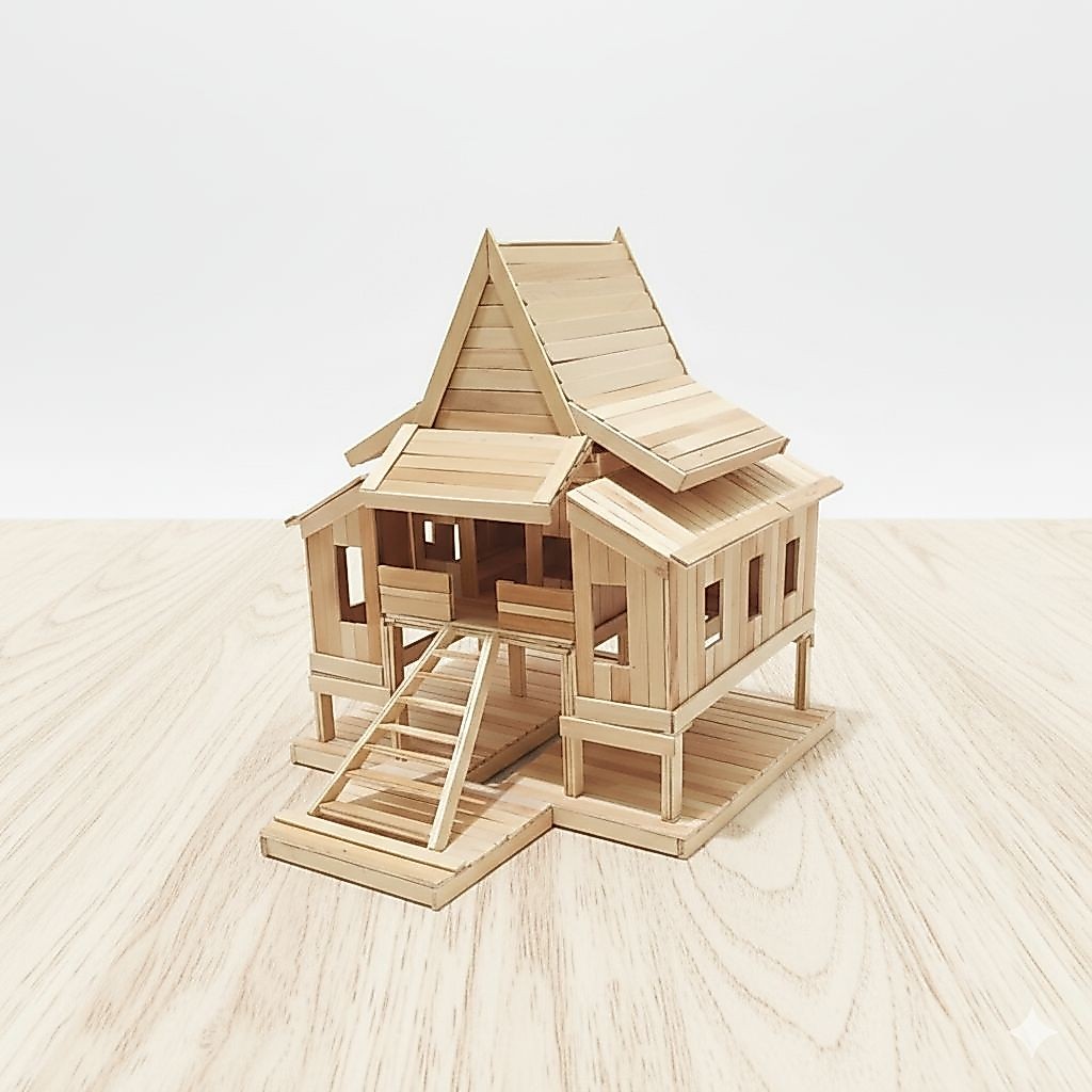 rumah adat melayu riau (selaso jatuh kembar)