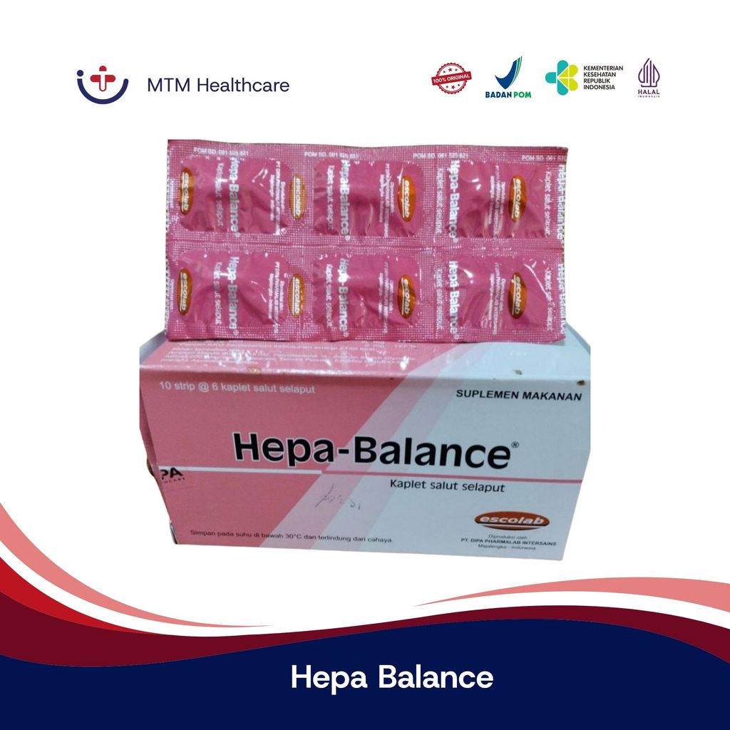 HEPA BALANCE HEPABALANCE HEPA-BALANCE BOX 60 TABLET VITAMIN