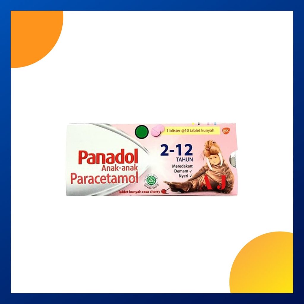 PANADOL ANAK-ANAK 1 BLISTER @ 10 TABLET KUNYAH