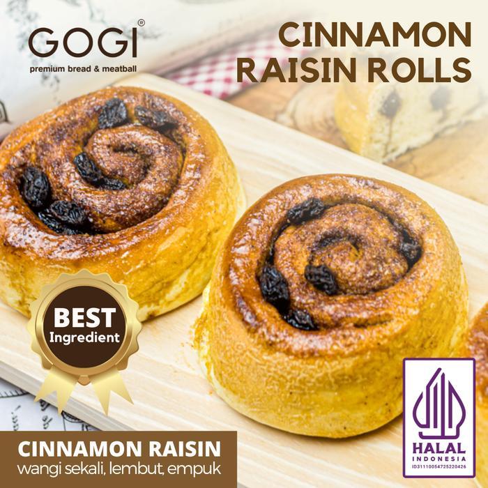 Cinnamon Roll Isi 2 Pcs / Roti Cinnamon Raisin Roll Roti Cinnamon Bun