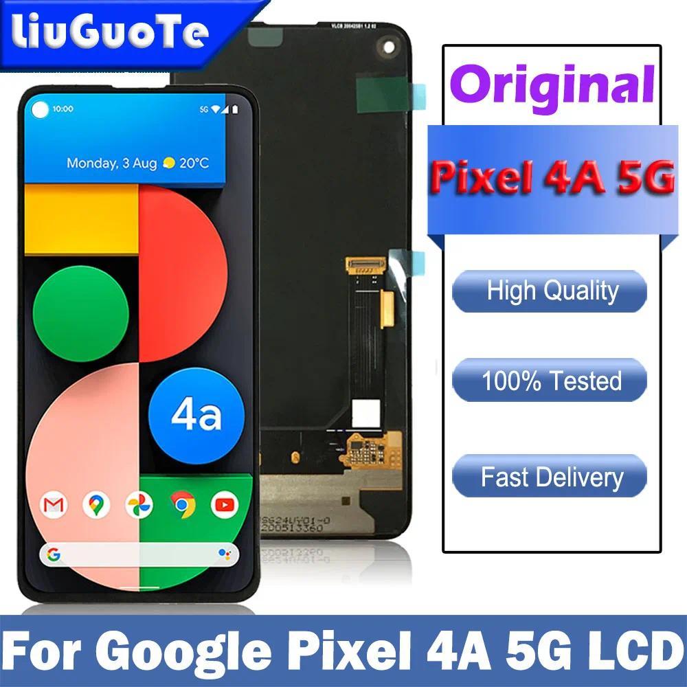 Tested Original LCD For Google Pixel 4a 5g LCD Display Touch Screen Digitizer Assembly Replacement F