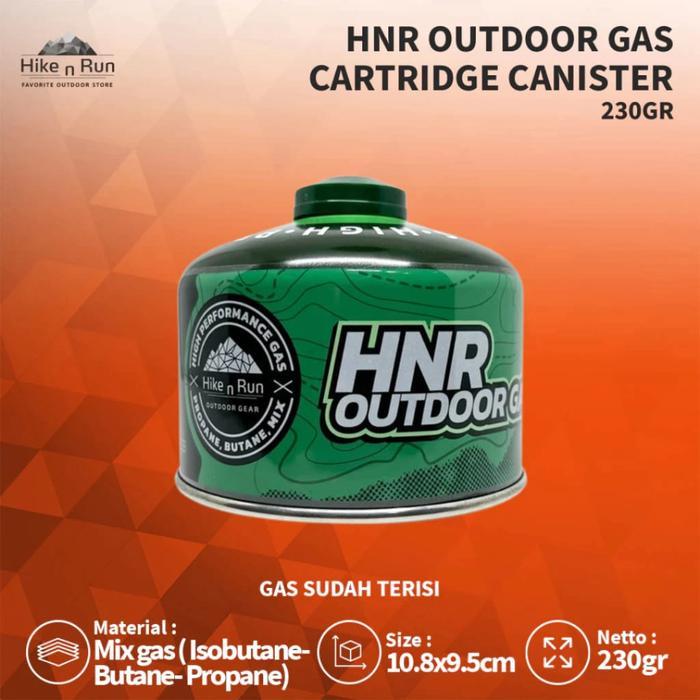 Tabung Gas Canister 450 Gram Hike n Run Canister camping ultralight - 230 GRAM