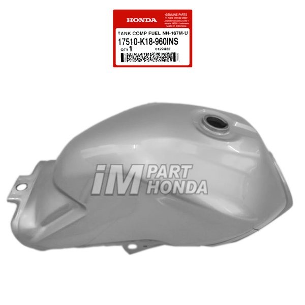 [INSTANT SAMEDAY] 17510-K18-960INS Tangki Bensin Fuel Tank CB150 Verza Silver