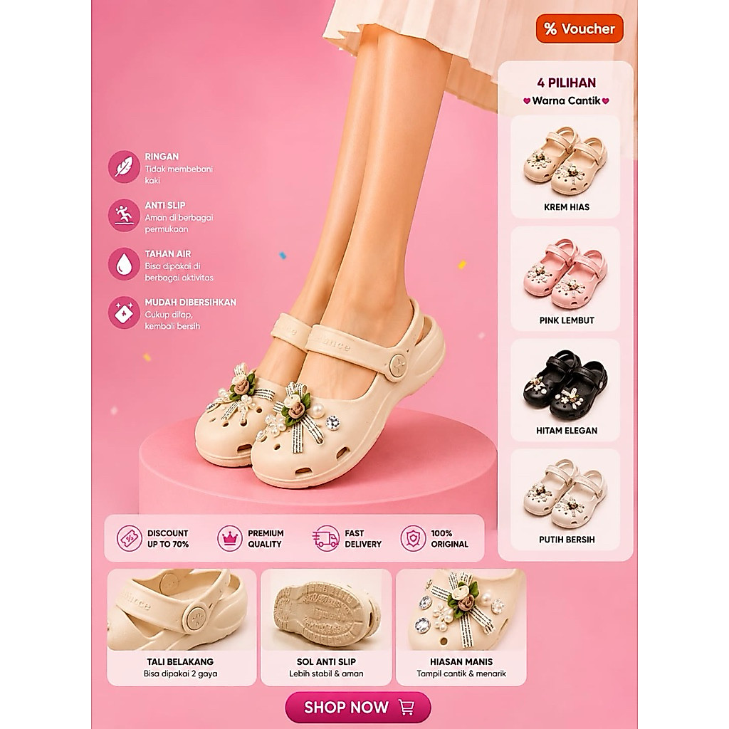 Bustong Eva Rubber Premium Empuk antiselip Balance 861