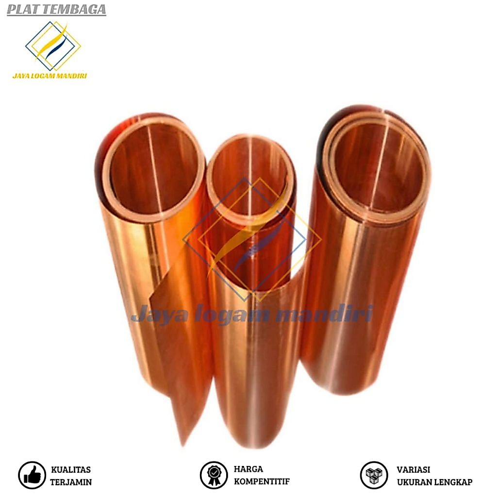 plat tembaga 0,3 mm x 15 cm x 15 cm | tembaga murni