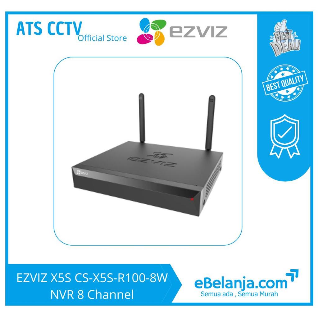 EZVIZ NVR 8Ch Wireless CS-X5S R1008W