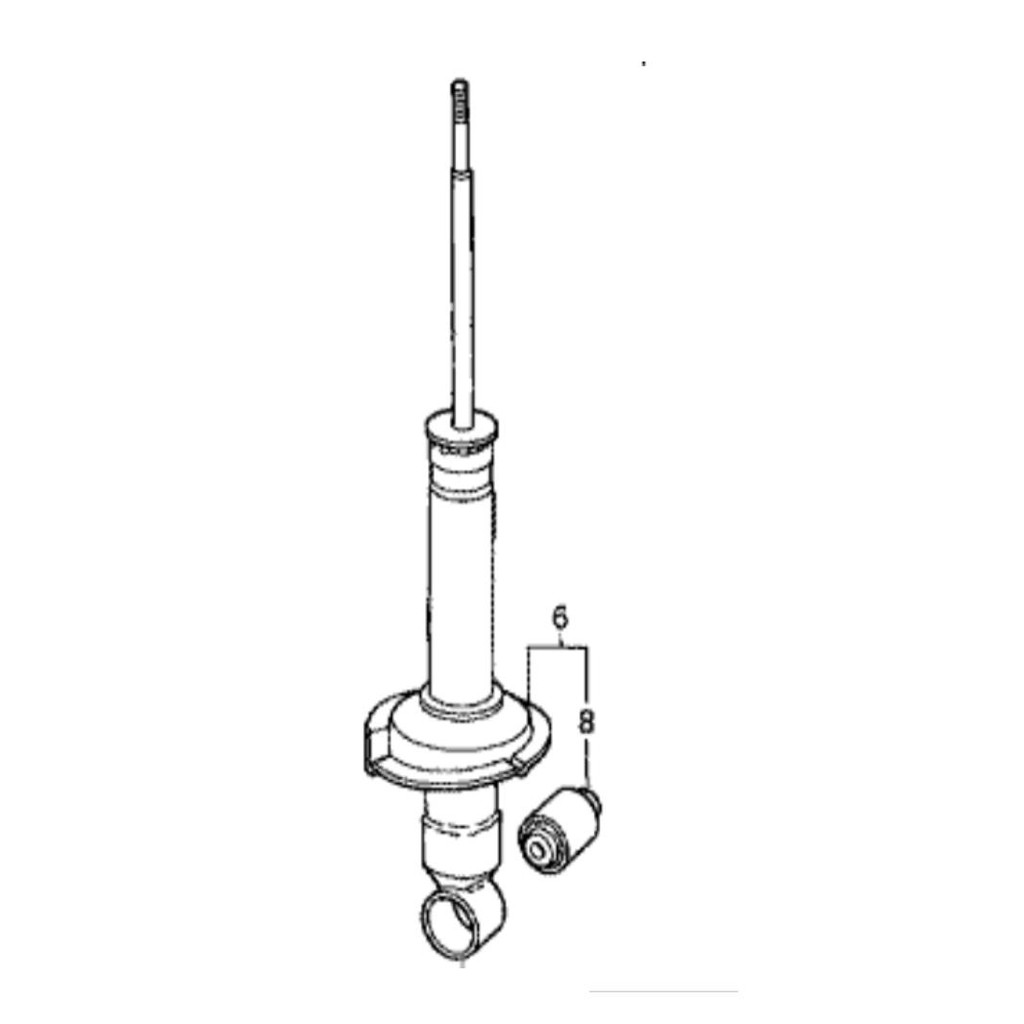 Shockbreaker Belakang Stream Original Honda