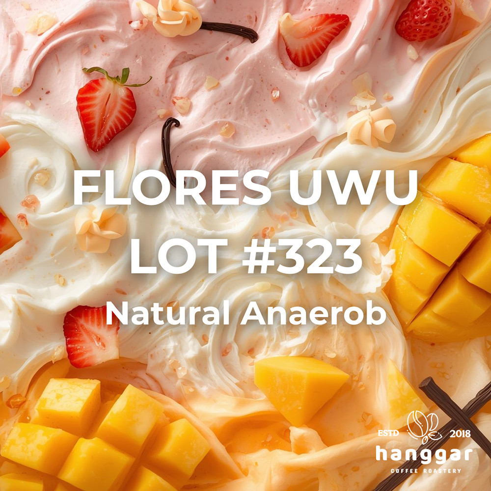 

FLORES UWU LOT #323 Natural Anaerob Biji Kopi by Hanggar Roastery